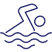 Swimming person