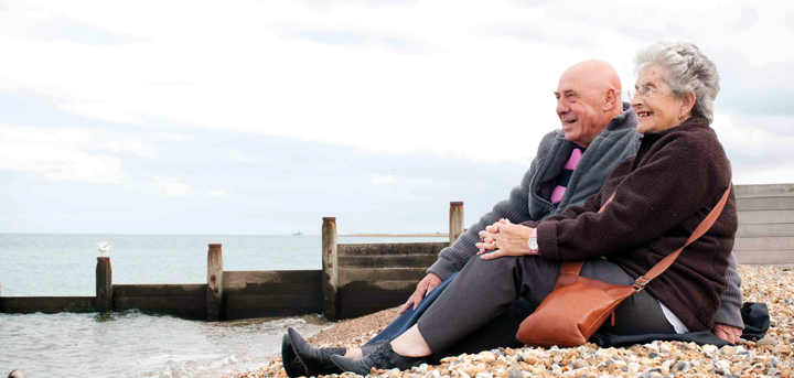 Couple on a beach