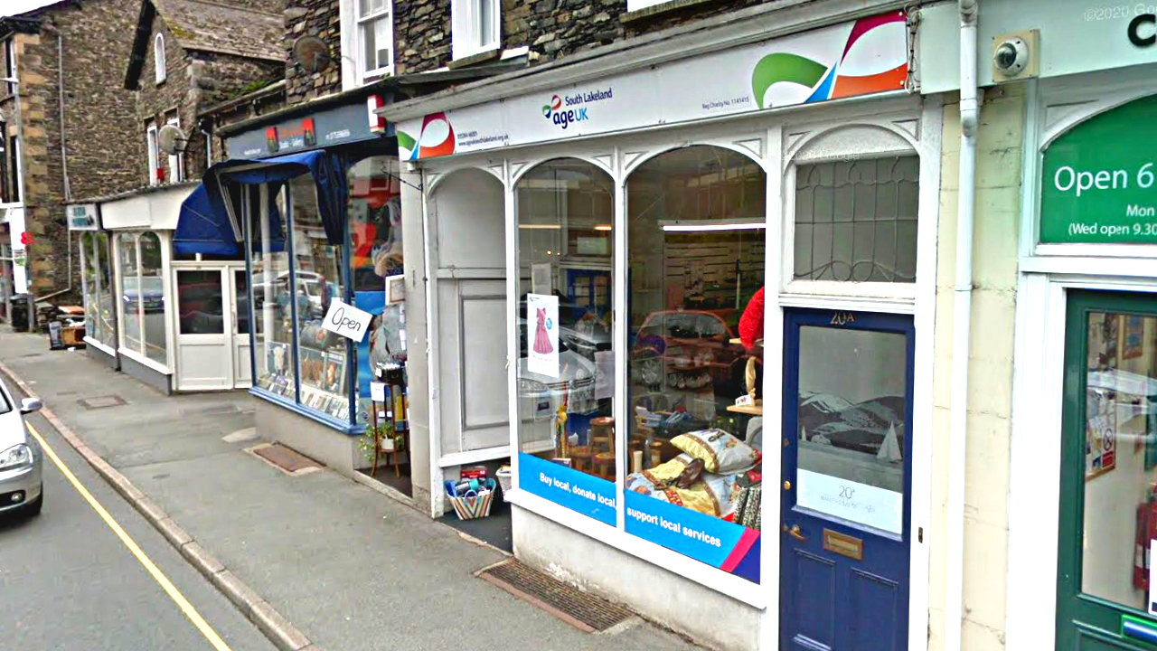 Age UK South Lakeland Windermere Shop