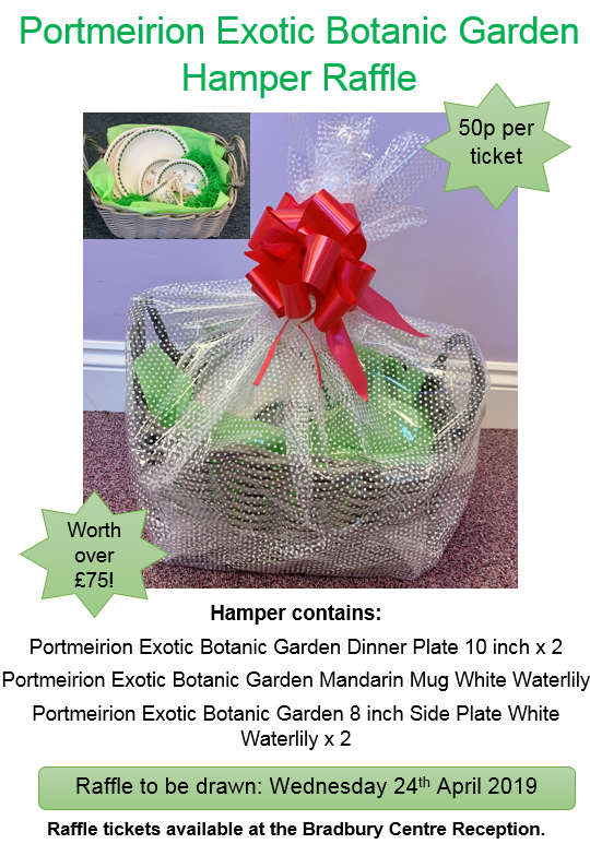 Portmeirion Exotic Botanic Garden Hamper Raffle