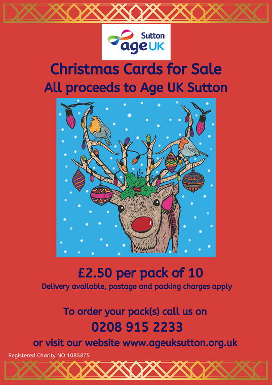 Christmas card poster