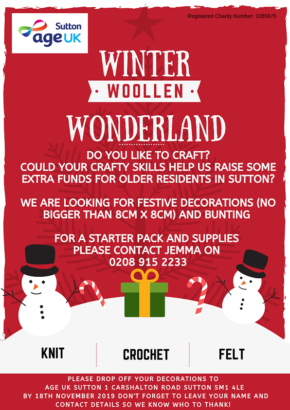 Winter Woollen Wonderland poster