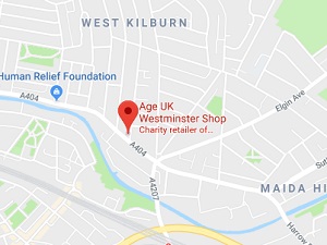 Age UK Westminster 522 Harrow Road Charity Shop map