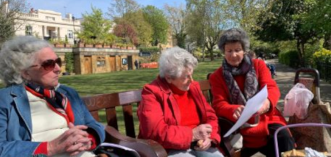 Open air poetry reading