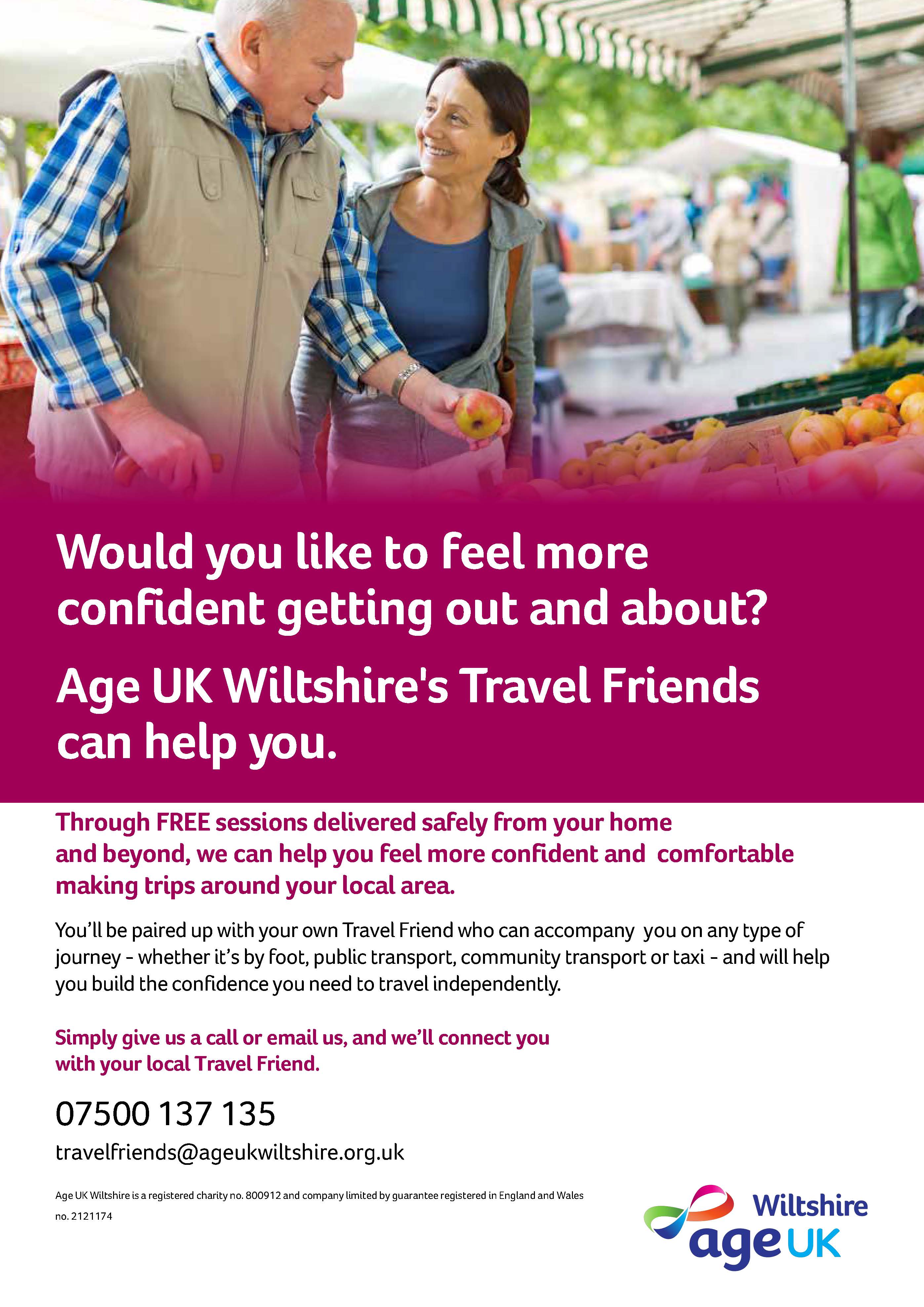 Age UK Wiltshire Travel Friends