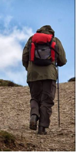 Tom on Moel Famau