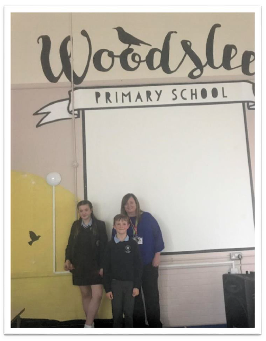 We visited Woodslee Primary School