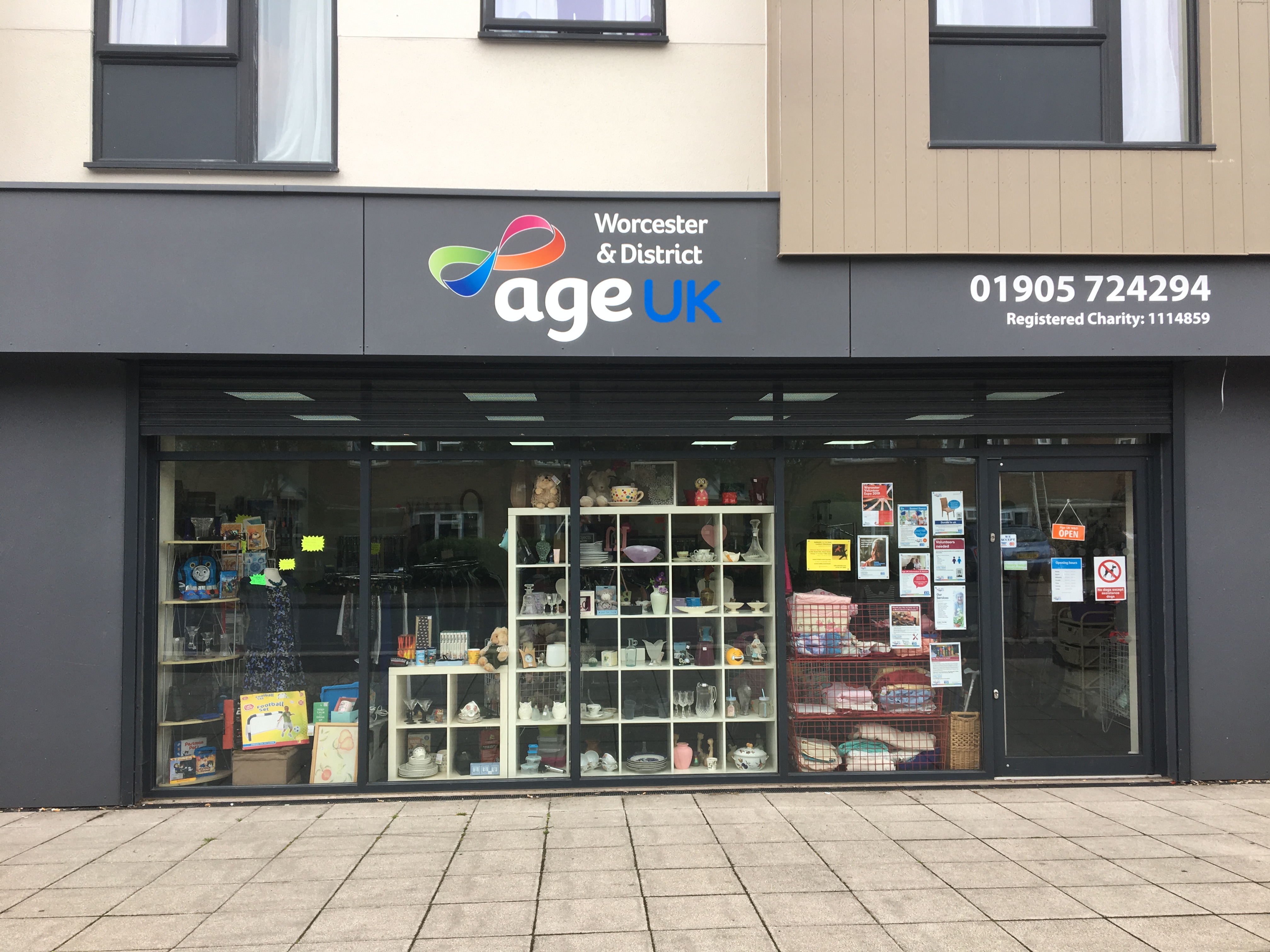 Age UK Worcester & District Ambleside drive shop