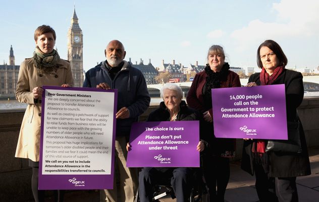 Delivering petition to Parliament