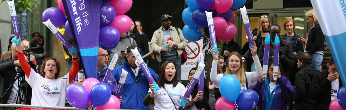 Runners at the London marathon