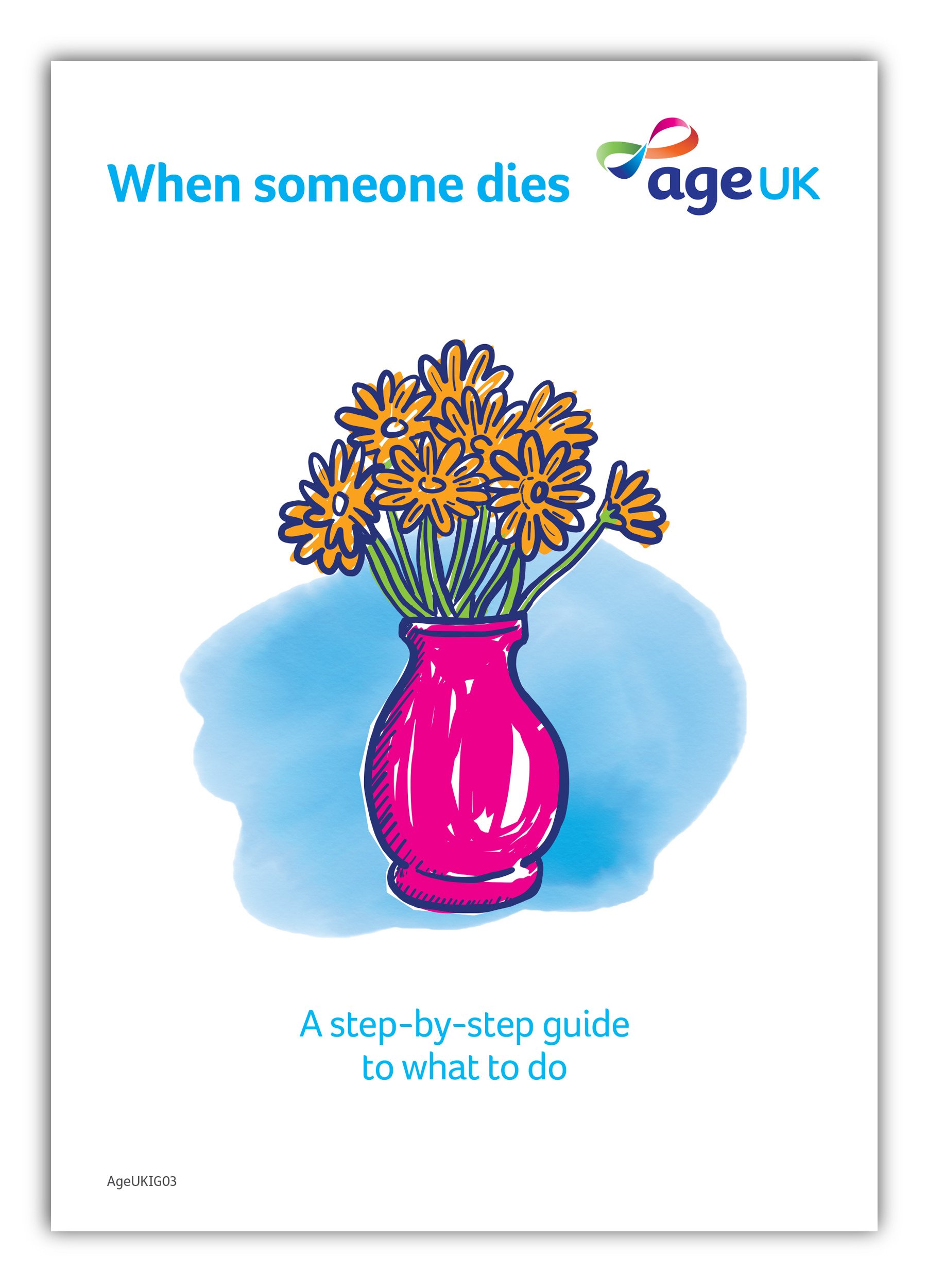 When someone dies downloadable information guide age uk
