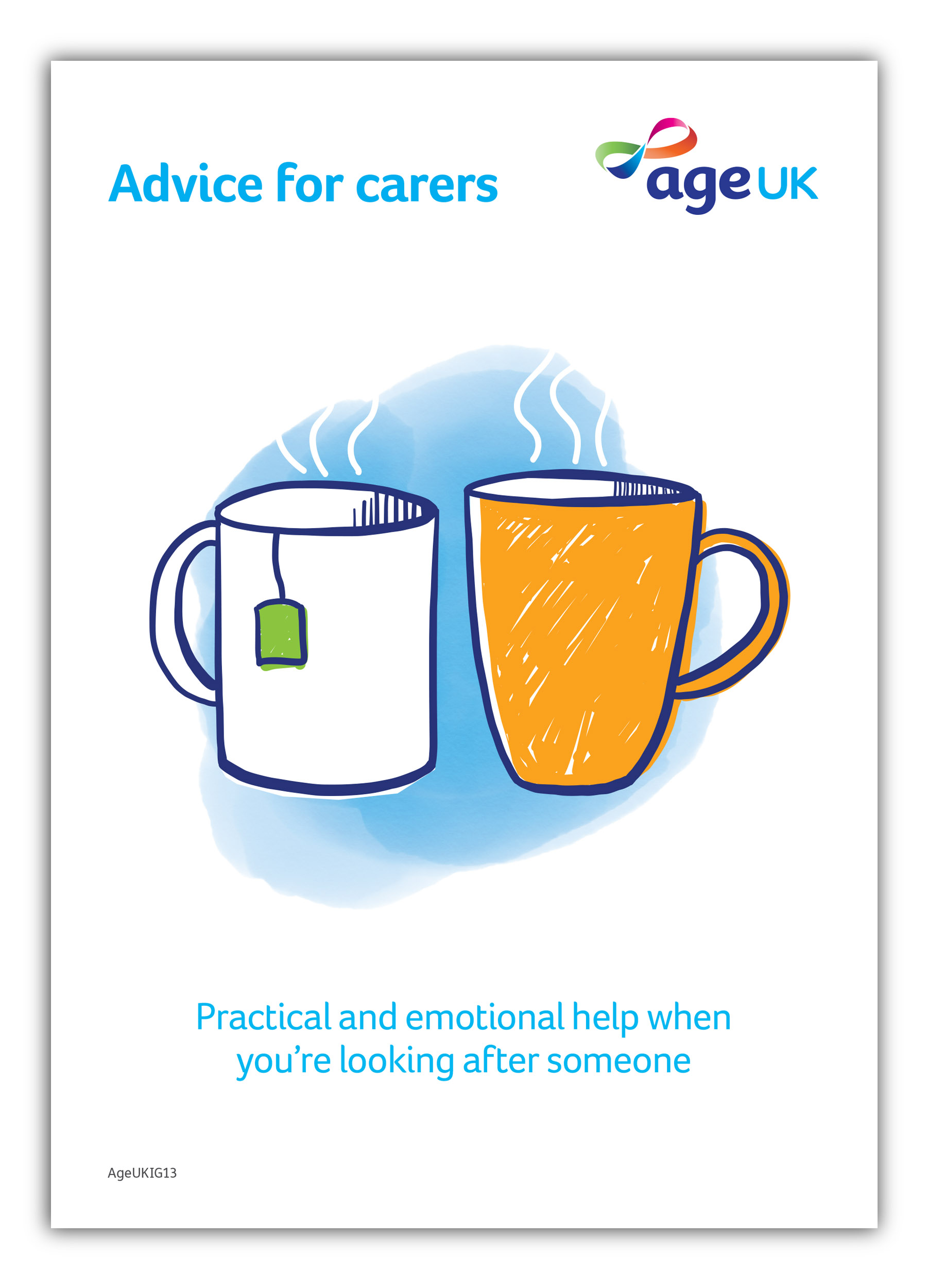 Advice for carers downloadable information guide Age UK