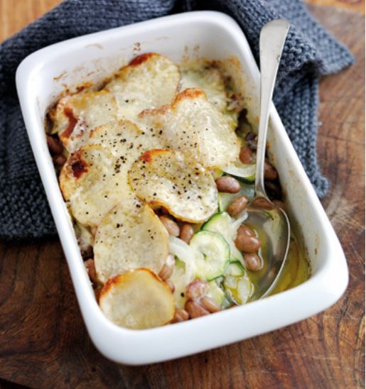 Potato and onion layer bake recipe for older adults Age UK