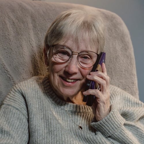 [Calling Age UK] was the best thing I ever did.