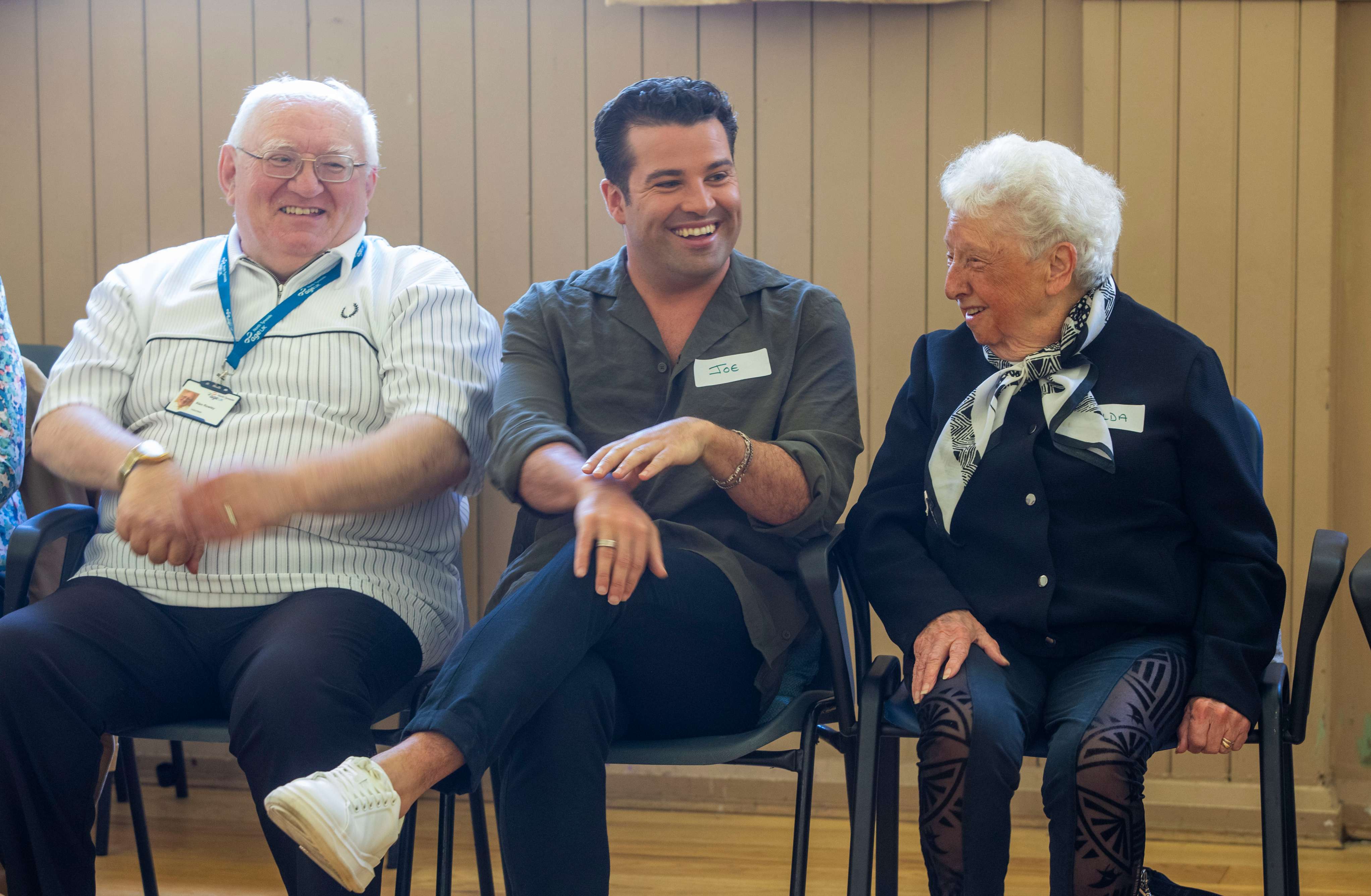 Singer Joe McElderry say between an older man and woman