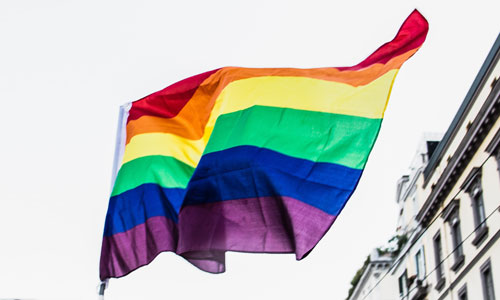 The LGBT pride flag